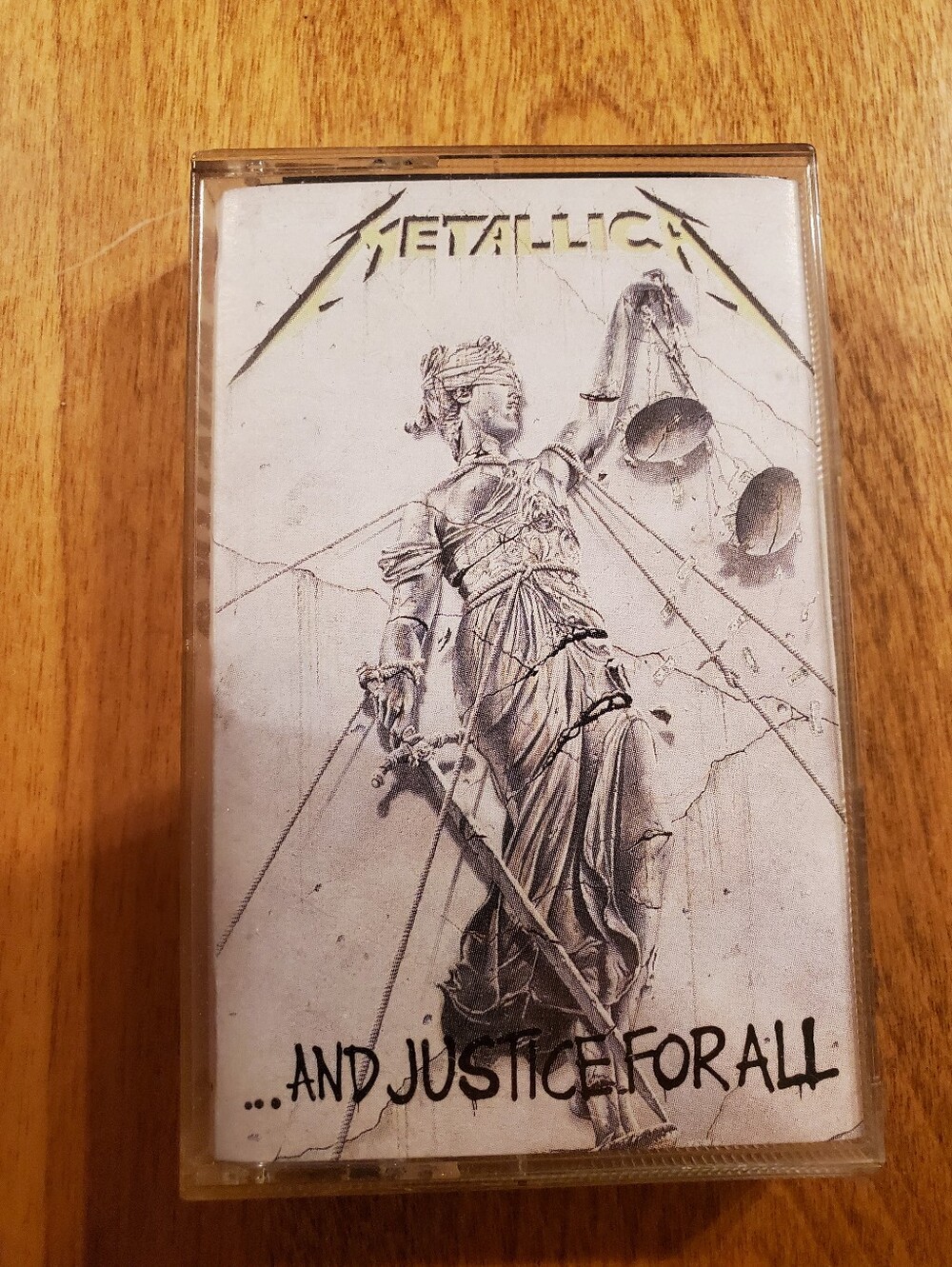 And Justice for All by Metallica Cassette Tape 1988 Elektra Label